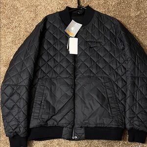 Nike Black Quilted Puffer Jacket